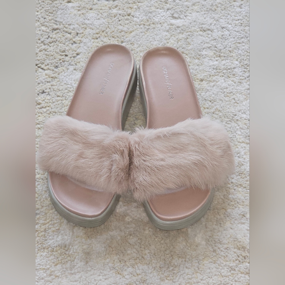 Donald J. Pliner Fur Slides